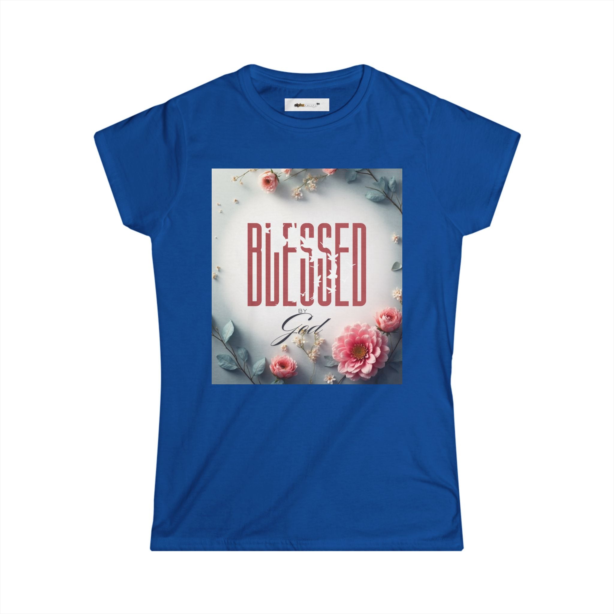Blessed Girl Floral Tee - Women&#39;s Inspirational Christian Shirt (Copy)