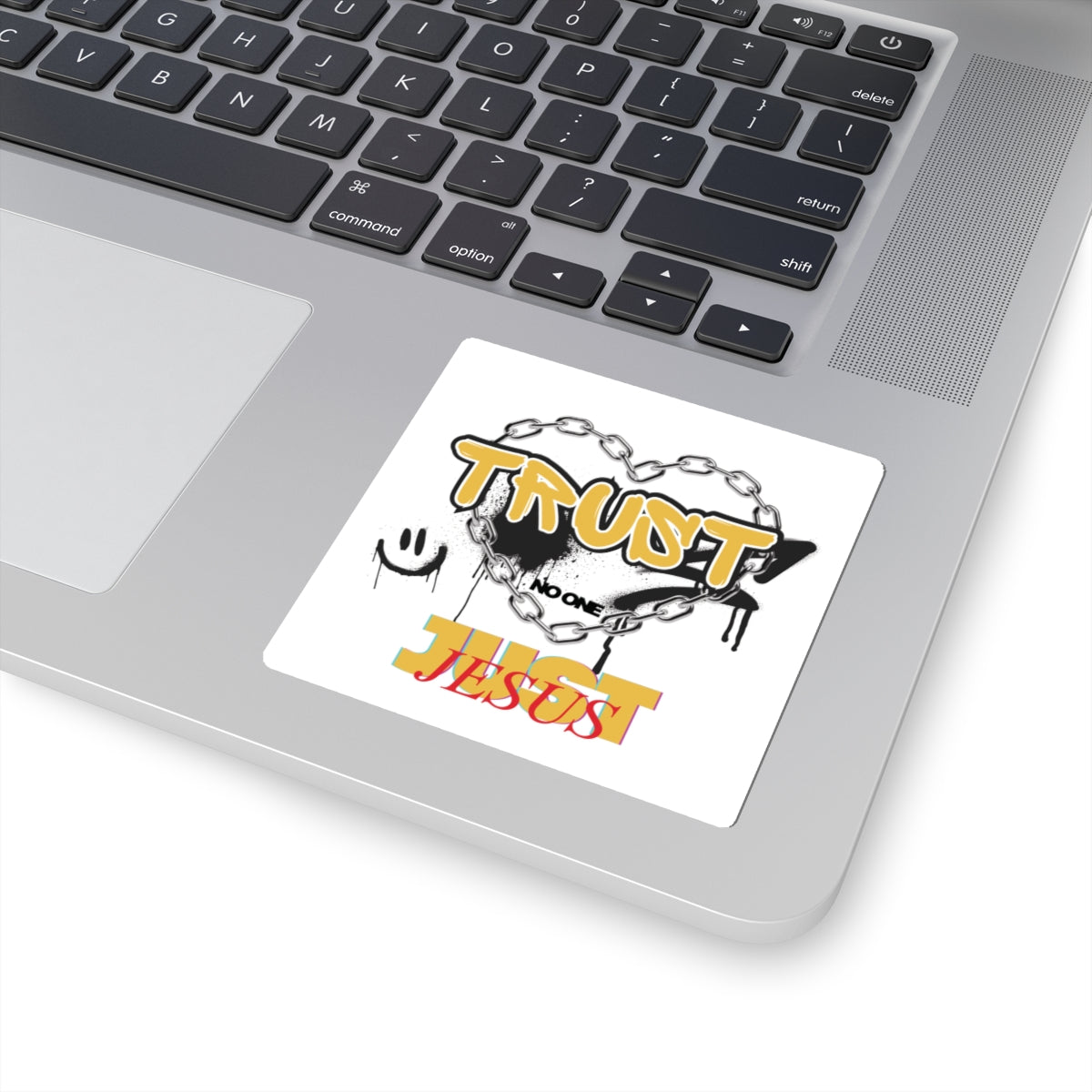 Trust No One Just Jesus Sticker