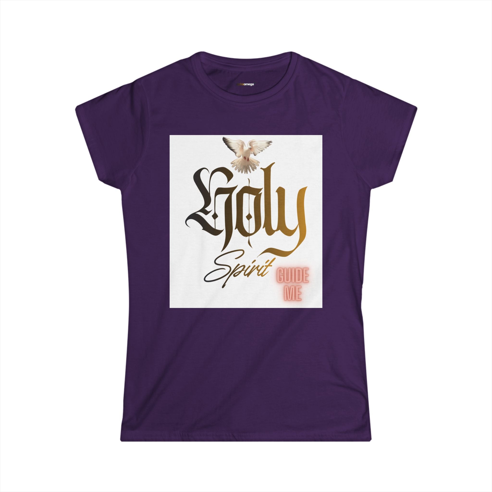 Holy Spirit Guide me Girl Floral Tee - Women's Inspirational Christian Shirt (Copy)