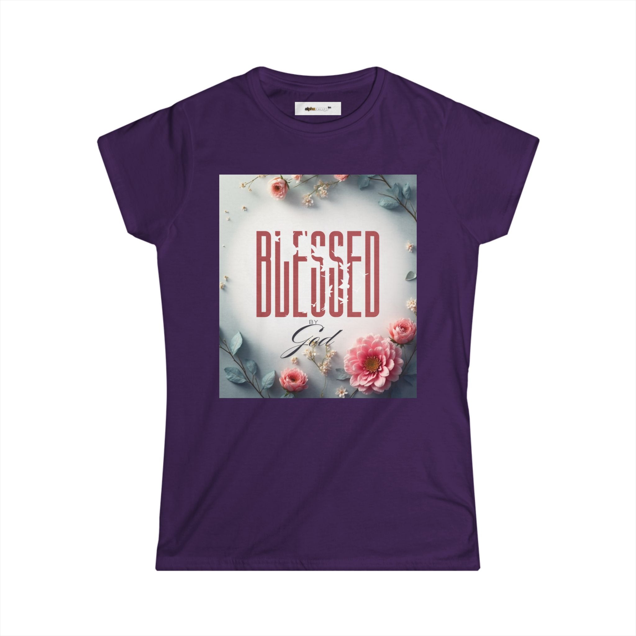 Blessed Girl Floral Tee - Women&#39;s Inspirational Christian Shirt (Copy)