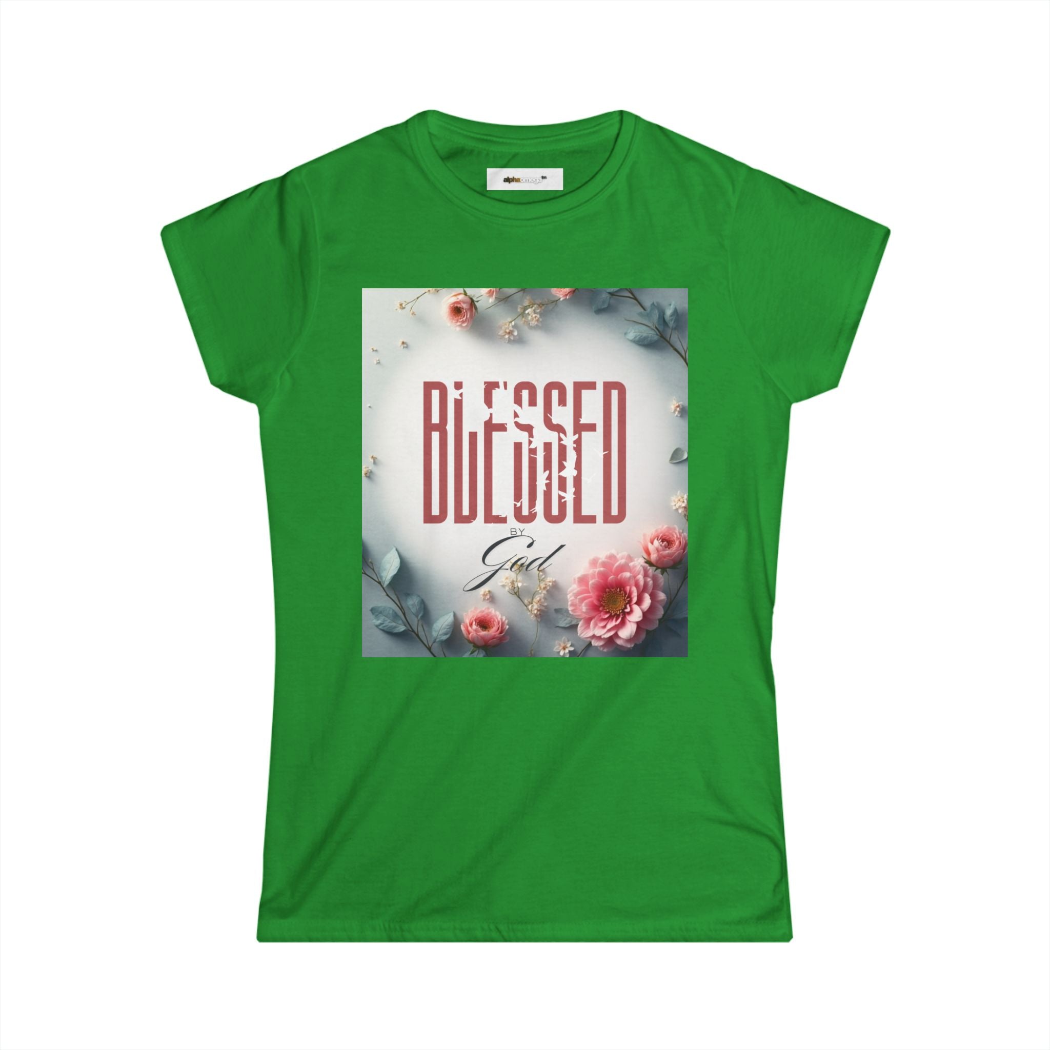 Blessed Girl Floral Tee - Women&#39;s Inspirational Christian Shirt (Copy)