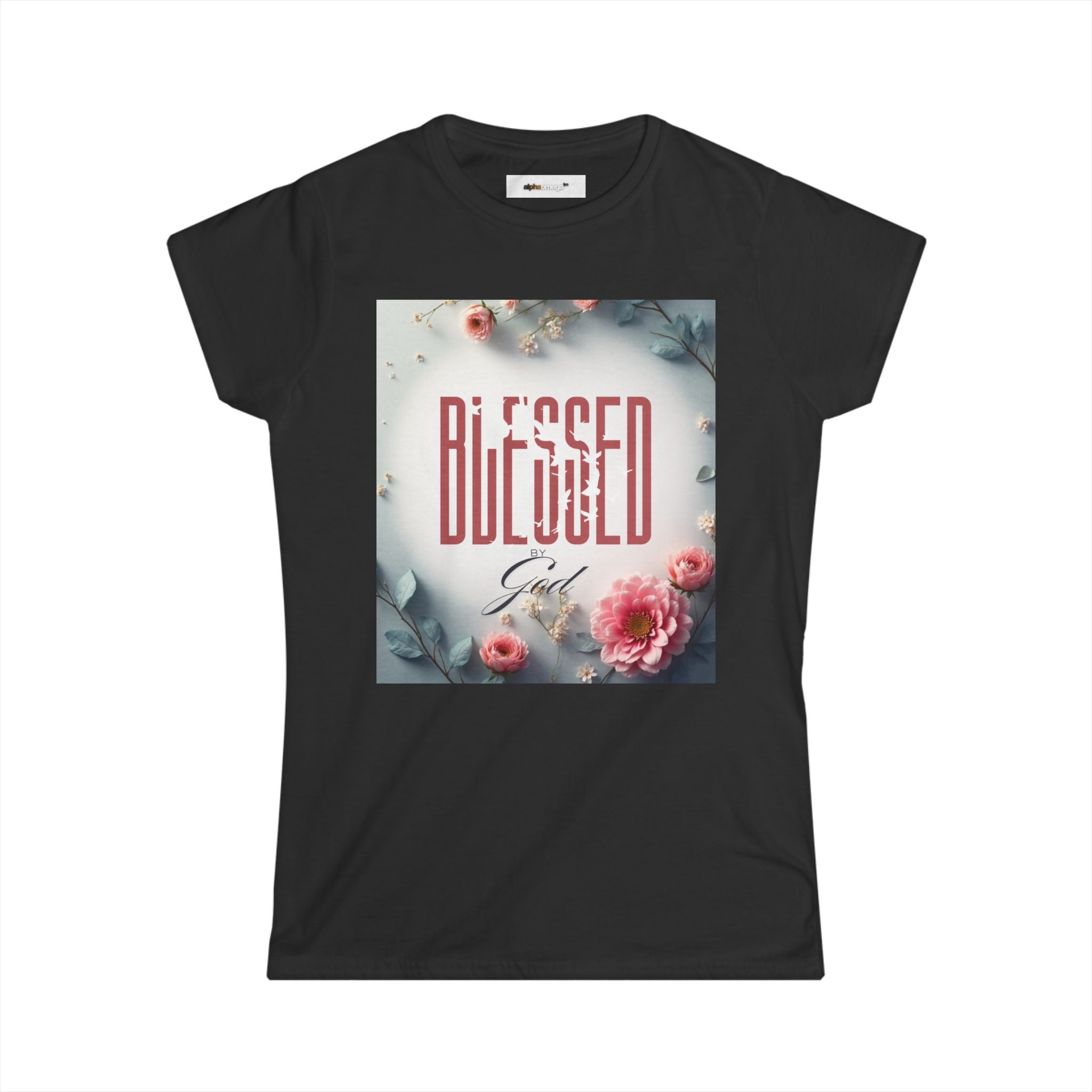 Blessed Girl Floral Tee - Women&#39;s Inspirational Christian Shirt (Copy)