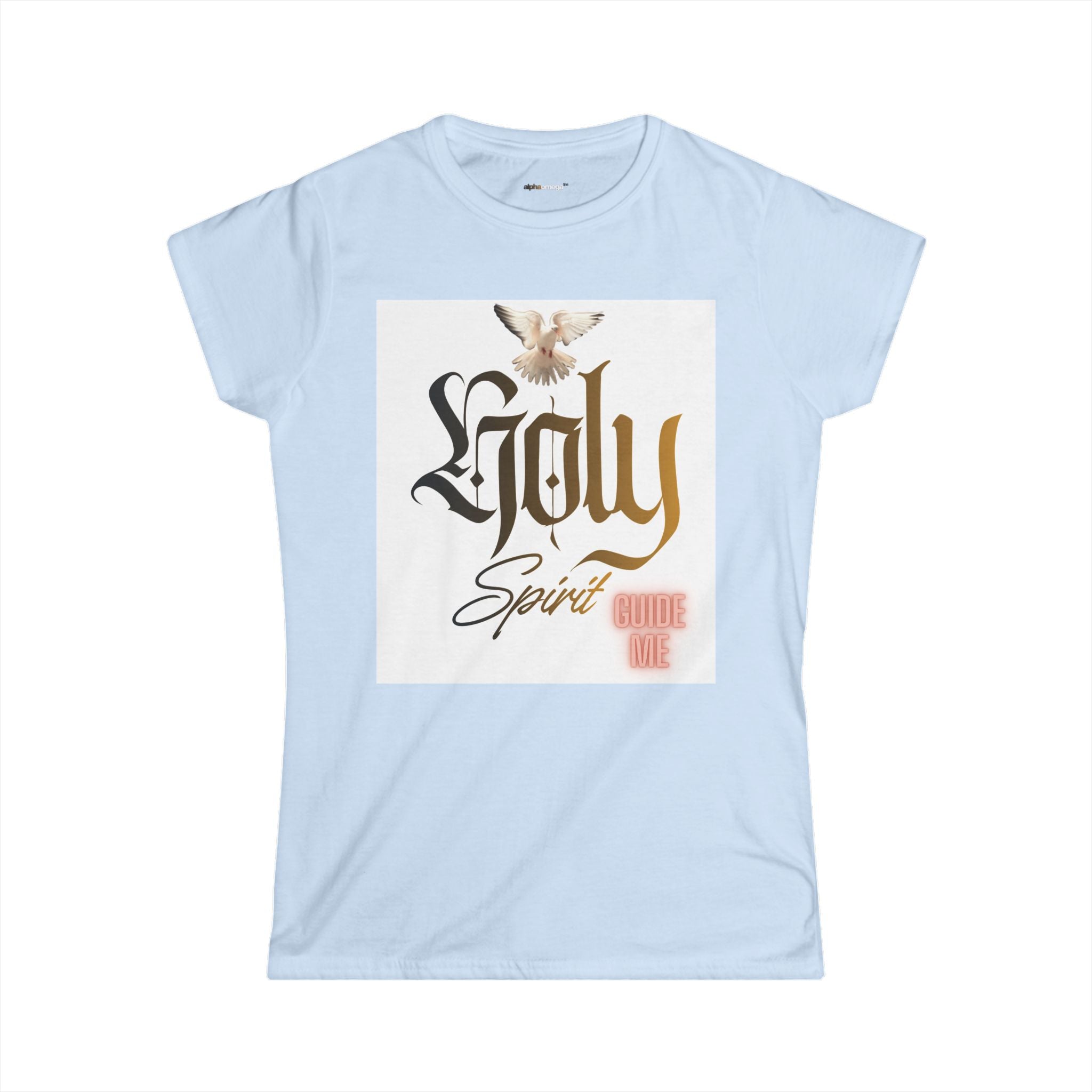 Holy Spirit Guide me Girl Floral Tee - Women's Inspirational Christian Shirt (Copy)