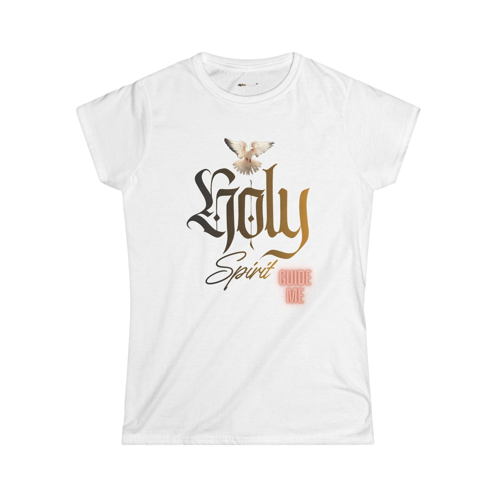 Holy Spirit Guide me Girl Floral Tee - Women's Inspirational Christian Shirt (Copy)