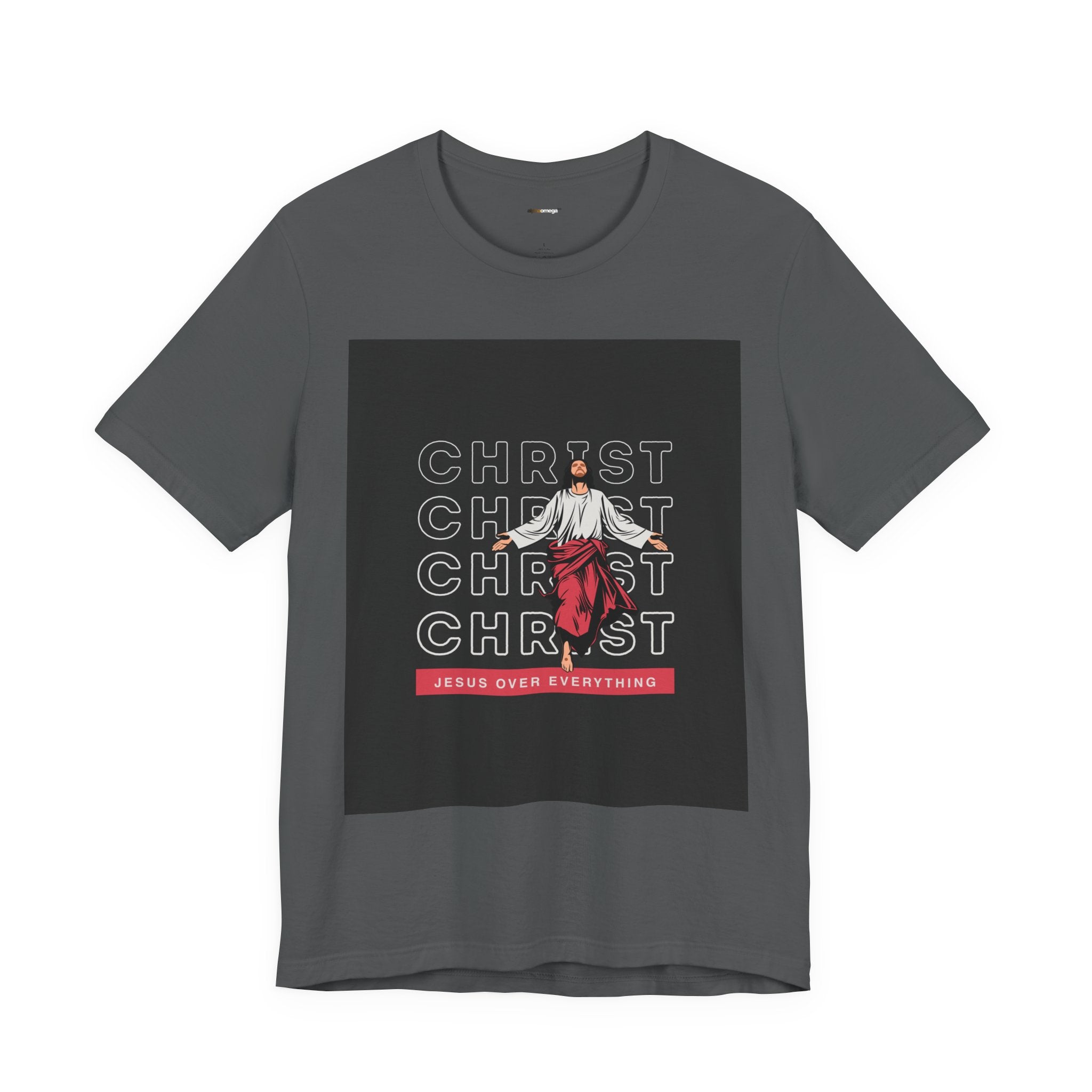Christ - Jesus over everything Tee — Positive Message Graphic T-Shirt