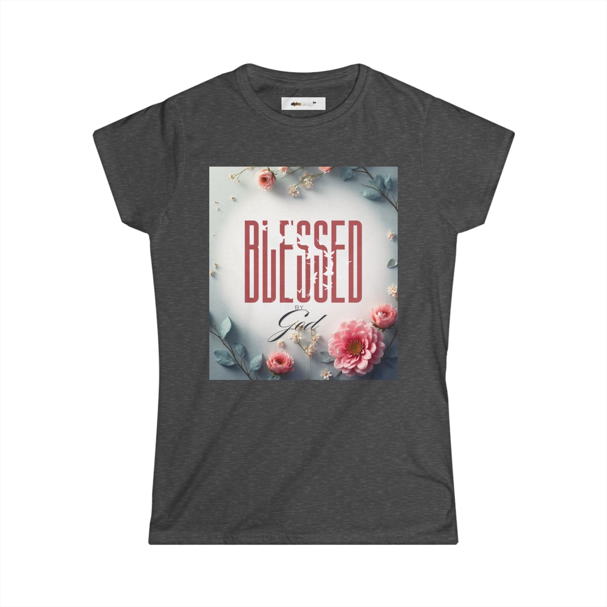 Blessed Girl Floral Tee - Women&#39;s Inspirational Christian Shirt (Copy)