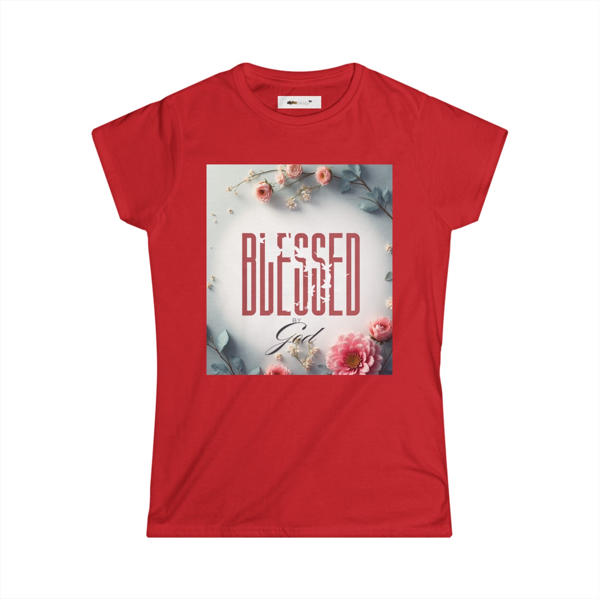 Blessed Girl Floral Tee - Women&#39;s Inspirational Christian Shirt (Copy)