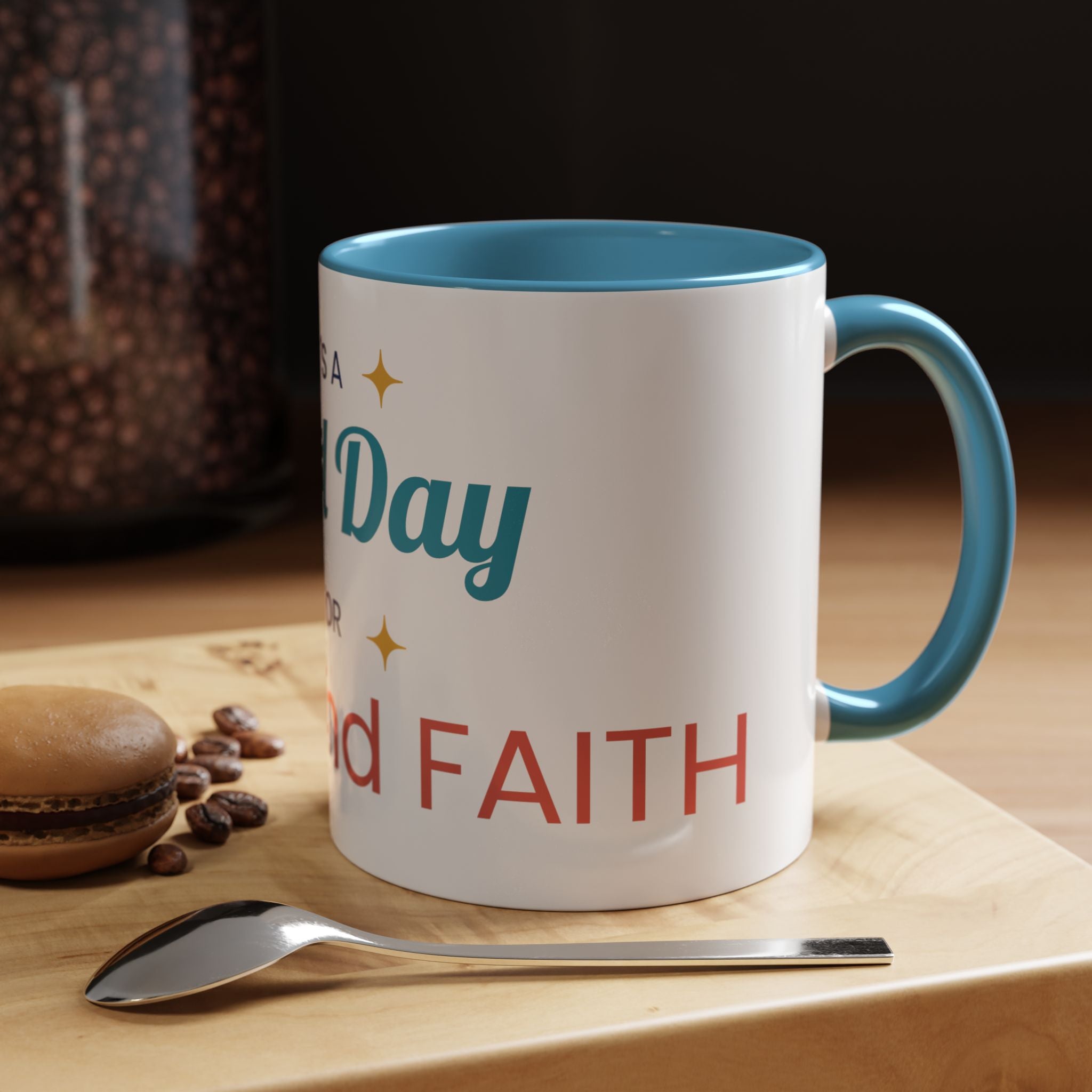 It's a Good Day for Hope and Faith Accent Coffee Mug – Inspirational Ceramic Tea Cup (11/15 oz)