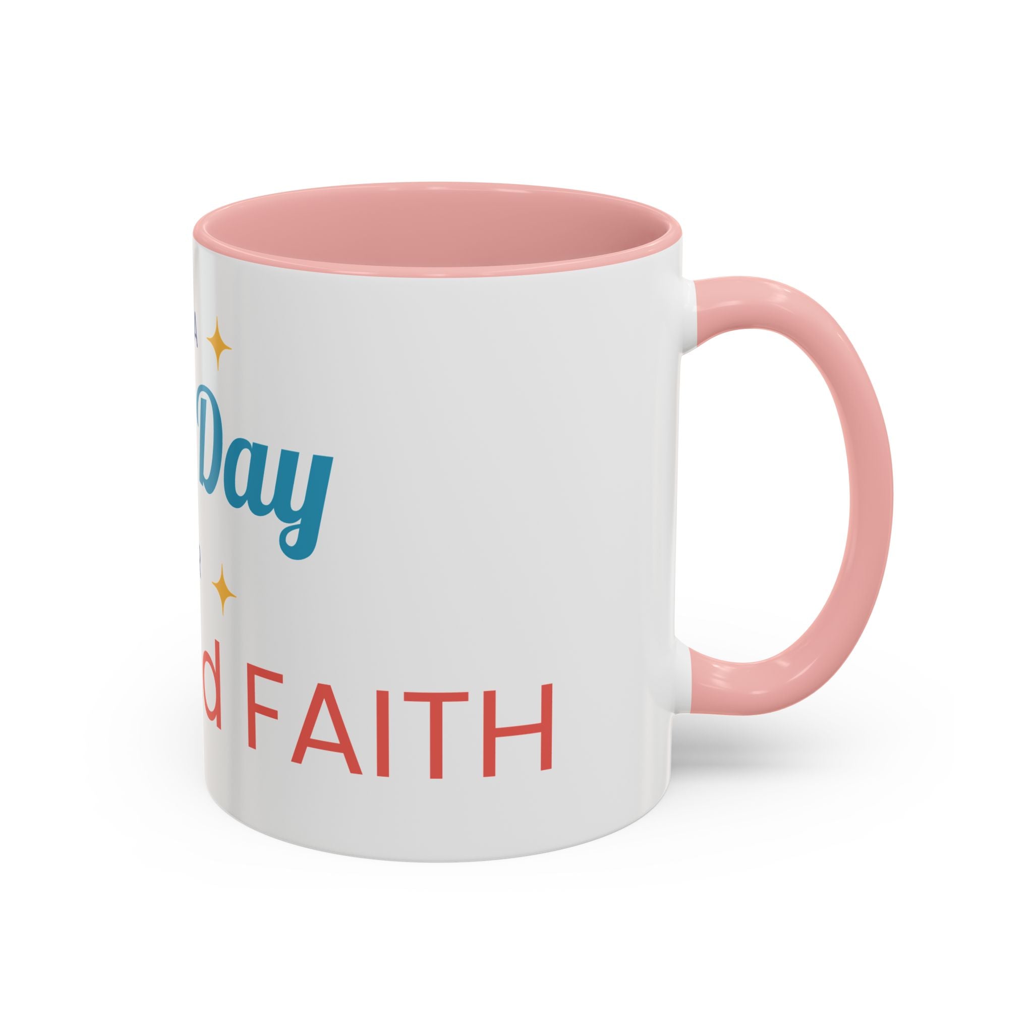 It's a Good Day for Hope and Faith Accent Coffee Mug – Inspirational Ceramic Tea Cup (11/15 oz)