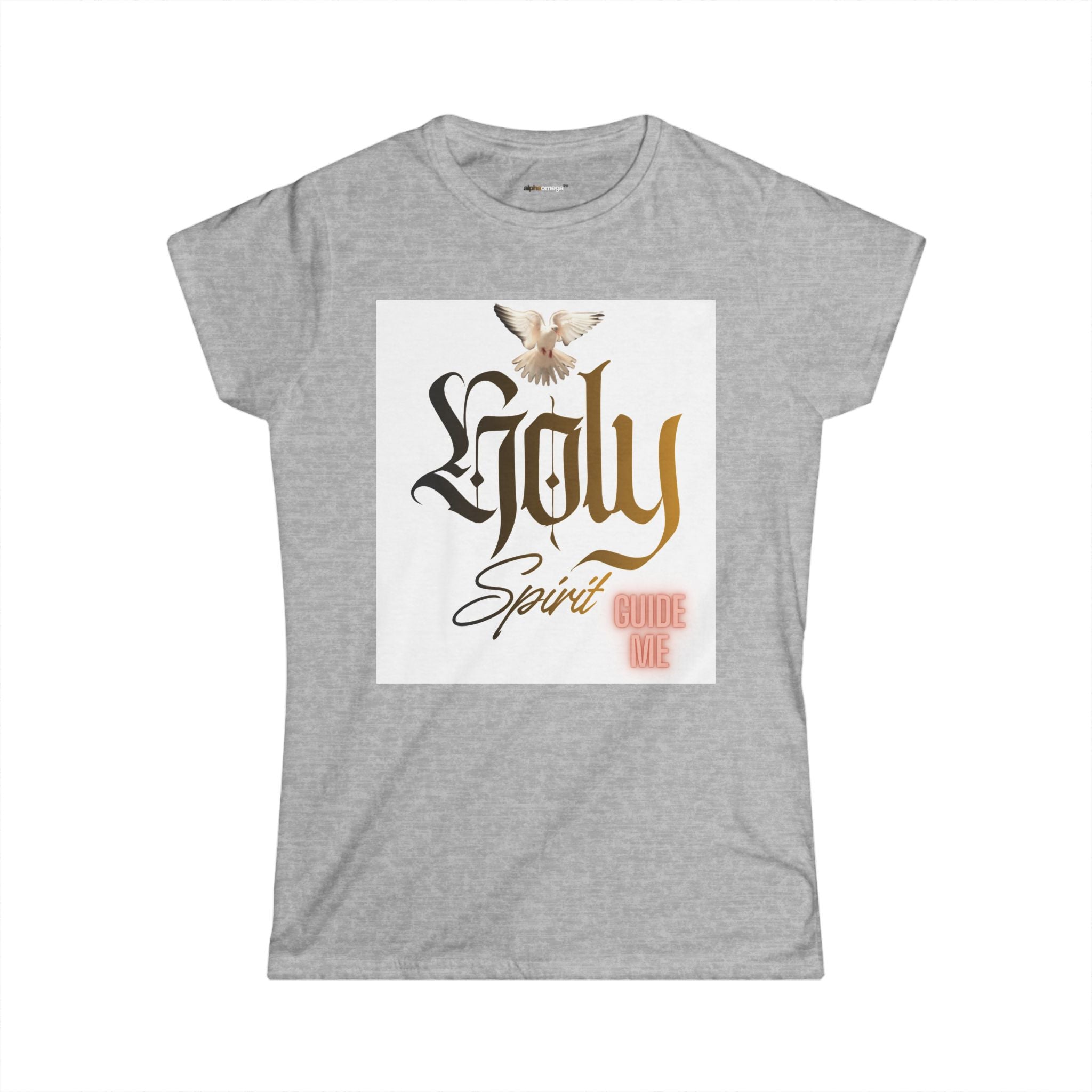 Holy Spirit Guide me Girl Floral Tee - Women's Inspirational Christian Shirt (Copy)