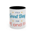 It's a Good Day for Hope and Faith Accent Coffee Mug – Inspirational Ceramic Tea Cup (11/15 oz)