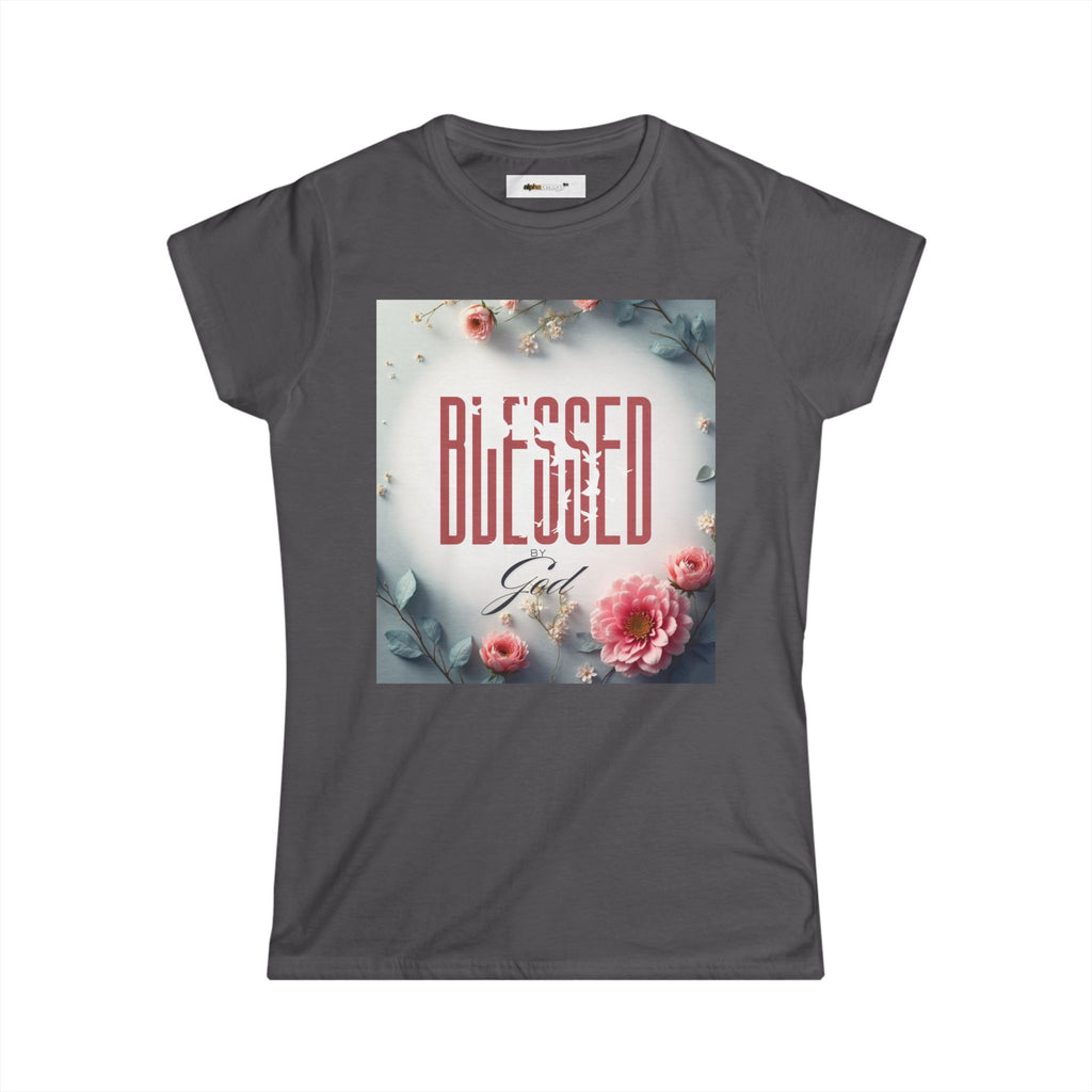Blessed Girl Floral Tee - Women's Inspirational Christian Shirt (Copy)