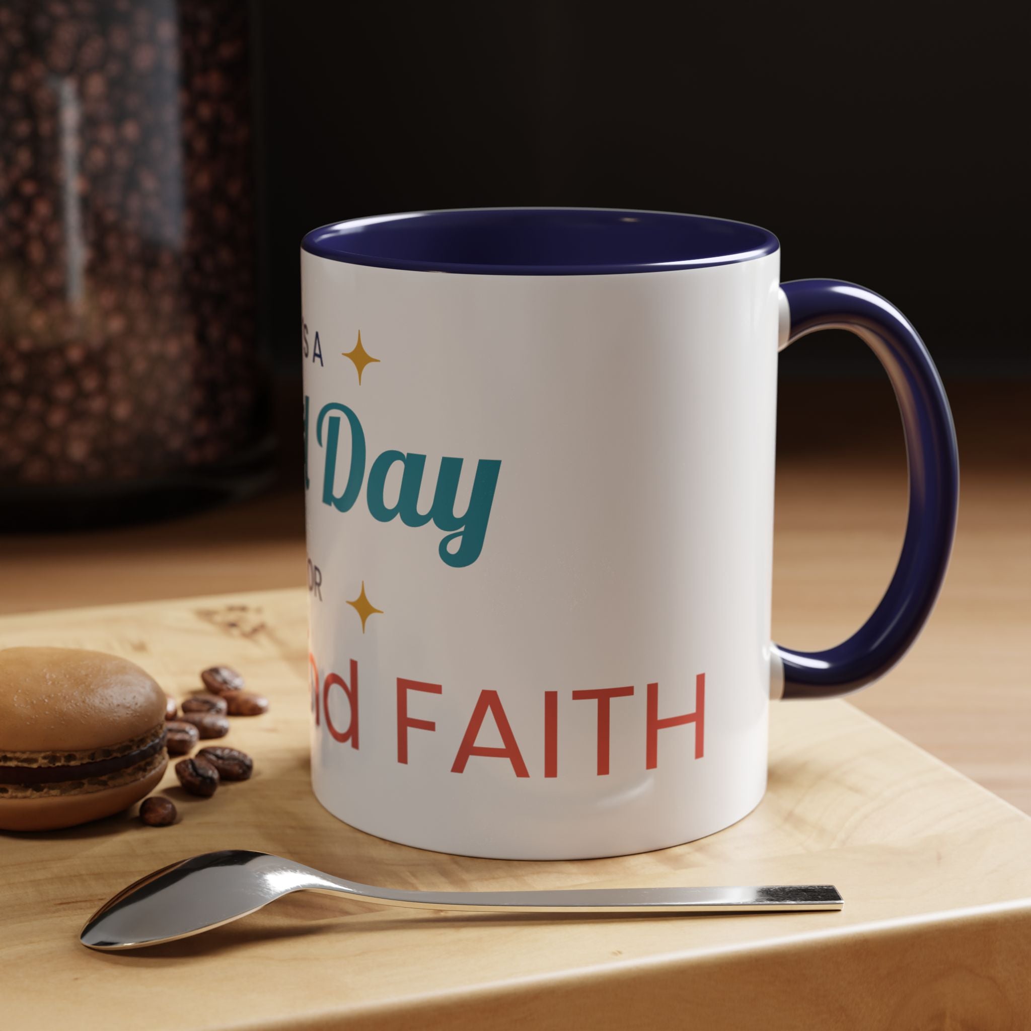 It's a Good Day for Hope and Faith Accent Coffee Mug – Inspirational Ceramic Tea Cup (11/15 oz)