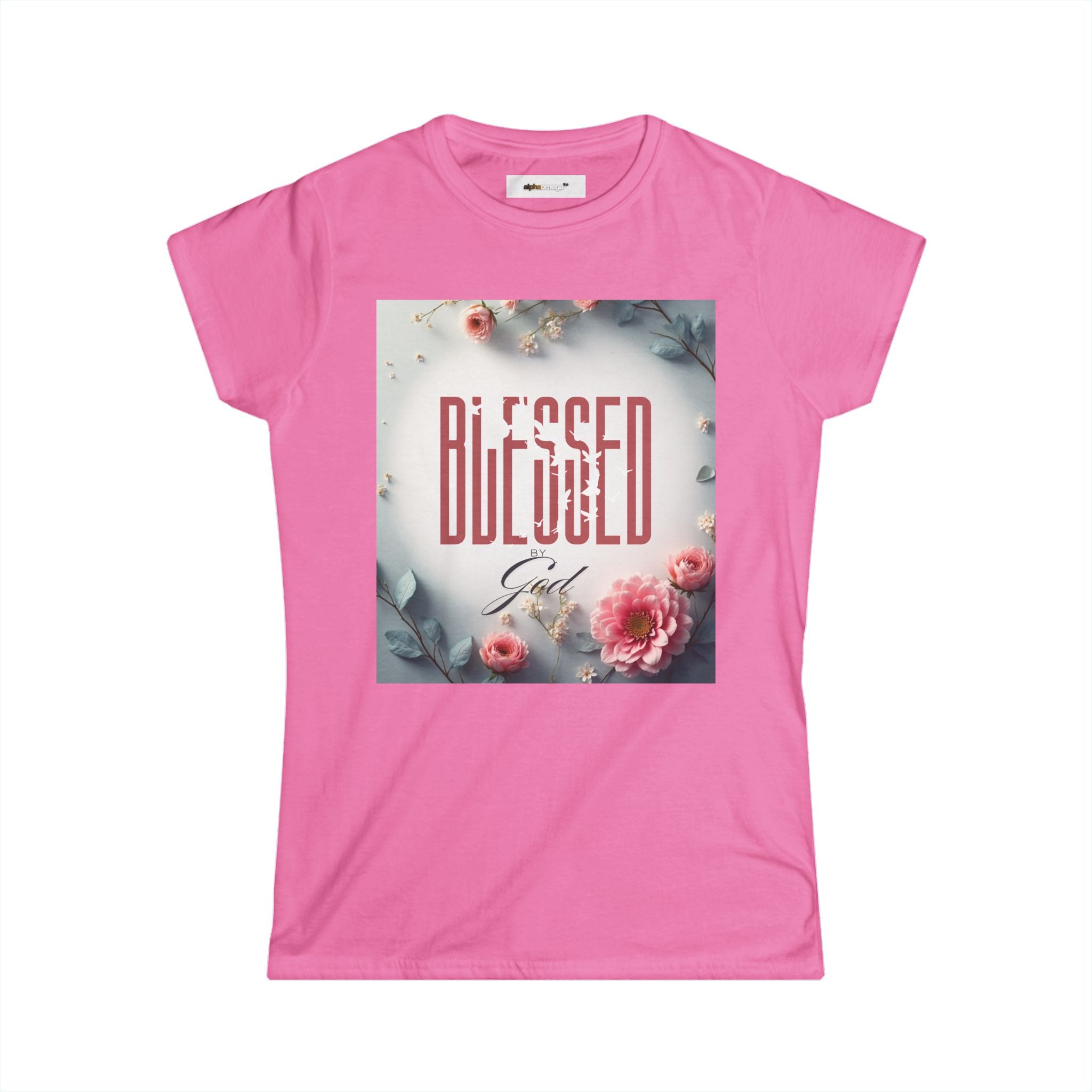 Blessed Girl Floral Tee - Women&#39;s Inspirational Christian Shirt (Copy)