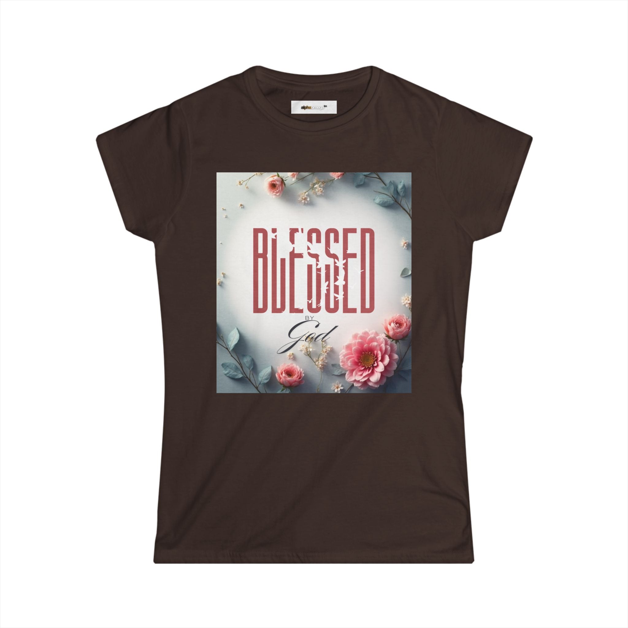 Blessed Girl Floral Tee - Women&#39;s Inspirational Christian Shirt (Copy)