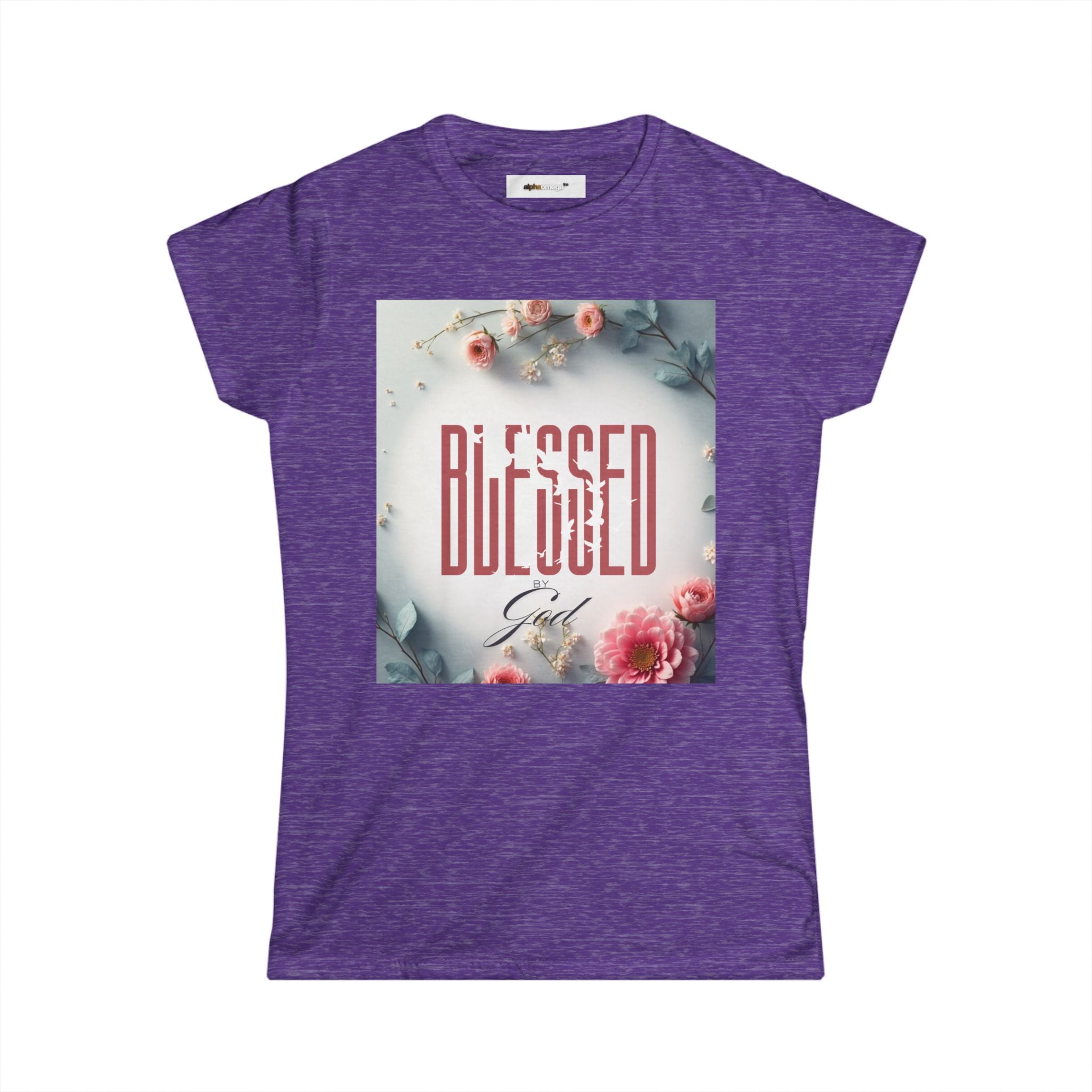 Blessed Girl Floral Tee - Women&#39;s Inspirational Christian Shirt (Copy)